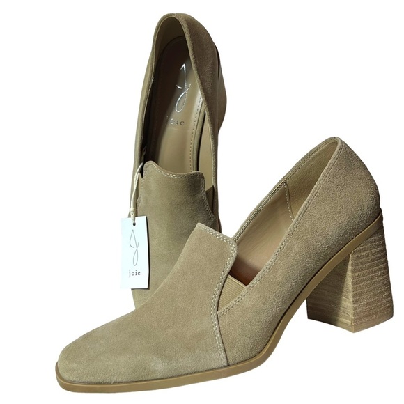 Joie “Wevenly” Suede Slip-On Loafer • Block Heel • NWT • Size 9 - Picture 1 of 7